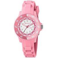 Tikkers Pink Silicone Strap Timer Teacher Watch