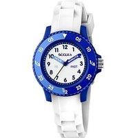 Tikkers White Silicone Strap Timer Teacher Watch