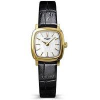 Rotary Ladies Gp Black Strap Mop Dial 50M