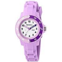 Tikkers Lilac Silicone Strap Timer Teacher Watch