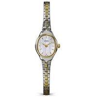 Rotary Ladies Ss/Gp Bracelet Mop Dial 50M
