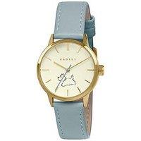 Radley Walkies Gold Plated Pistachio Leather Strap Watch