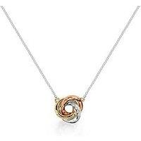 Radley Triple Plated Hammered Ring Necklace