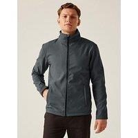 Regatta Mens Professional Workwear Ablaze Printable Softshell Jacket- Grey