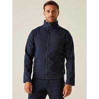 Regatta Mens Professional Workwear Ablaze Printable Softshell Jacket- Navy