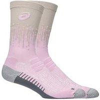 Asics Unisex Performance Run Crew Socks - Pink