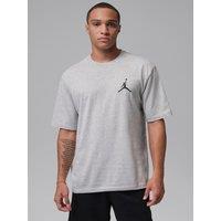 Jordan Nike Mens Jordan Jumpman Left Chest Logo T-Shirt - Grey
