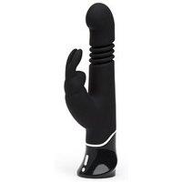 Fifty Shades Of Grey Greedy Girl Rechargeable G-Spot Thrusting Rabbit Vibrator (Black)