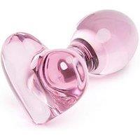 Lovehoney Small Heart Sensual Glass Butt Plug