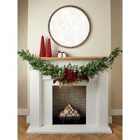 The Very Collection 180Cm Green Berries And Foliage Mantle Garland
