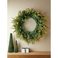 The Very Collection 60Cm Evergreen Plain Wreath