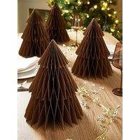 The Very Collection Set Of 4 Paper Christmas & Tree Room Decorations