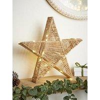 The Very Collection Pre-Lit Paper Weave Star
