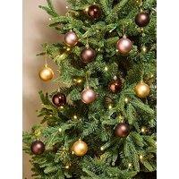 The Very Collection Set Of 50 Bauble Pack - Brown & Gold