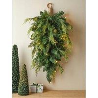 The Very Collection Evergreen Plain Teardrop Wreath
