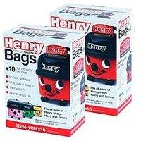 Numatic International Nvm-1Ch Henry Vacuum Bags, 3 Layered Technology, 20 Pack