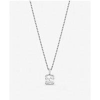 Inicio Sterling Silver Plated Cushion Pendant - Gift Pouch