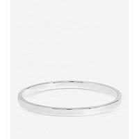Inicio Sterling Silver Plated Polished Bangle - Gift Pouch