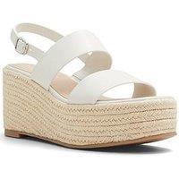 Aldo Keoni Synthetic Open Wedge Sandals - White