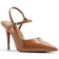 Aldo Vivenne Synthetic Heeled Shoes - Medium Brown