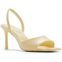Aldo Andya Synthetic Heeled Sandals - Light Yellow