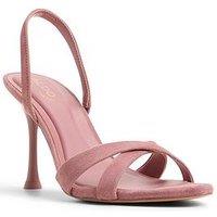 Aldo Elera Leather Heeled Sandals - Pink