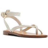 Aldo Daressi Synthetic Flat Sandals - Off White