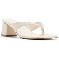 Aldo Antonina Synthetic Heeled Sandals - Off White