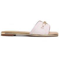Aldo Alamassi Textile Flat Sandals - Light Pink