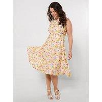 Joe Browns Flora Sleeveless Dress - Cream