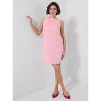 Joe Browns Belle Broderie Shift Dress - Pink