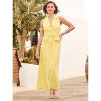 Joe Browns Riviera Button Through Dress - Yellow
