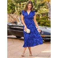 Joe Browns Rebecca Wrap Dress - Blue