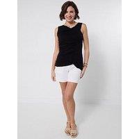 Joe Browns Lottie Cowl Neck Sleeveless Top - Black