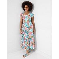 Joe Browns Daydreamer Crinkle Maxi Dress - Multi