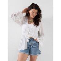 Joe Browns Lara Cover Up Blouse - White