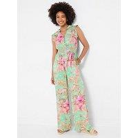 Joe Browns Savannah Printed Jumpsuit - Green
