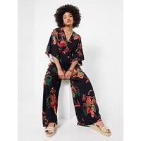Joe Browns Tropical Paradise Jumpsuit - Black