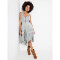 Joe Browns Evie Jacquard And Embroidered Dress - Grey