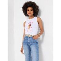 Joe Browns Ice Cream Days Vest - White