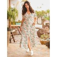 Joe Browns Penelope Printed Crinkle Dress