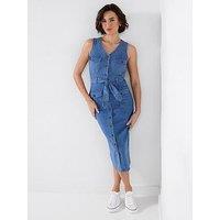 Joe Browns Dreamer Denim Dress - Blue
