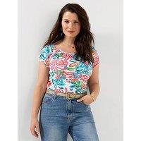 Joe Browns Beautiful Boho Jersey Top - White