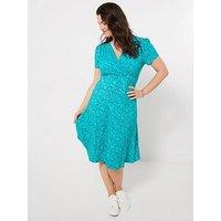 Joe Browns Pop Of Bright Jersey Dress - Blue