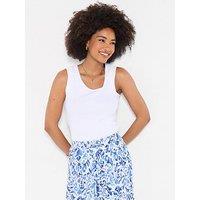 Joe Browns Connie Asymmetric Neck Vest - White