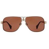 Vivienne Westwood Keith Gold Sunglasses