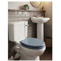 Aqualona Tongue & Groove Toilet Seat Blue
