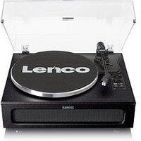 Lenco Ls-430Bk Turntable With Built-In Speakers - Black