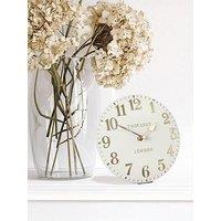 Gallery Arabic Mantel Clock Oatmeal 6In