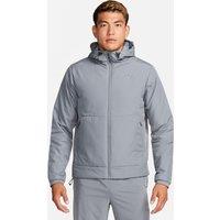 Nike Mens Running Unlimited Therma-Fit Hooded Full Zip Jacket - Grey